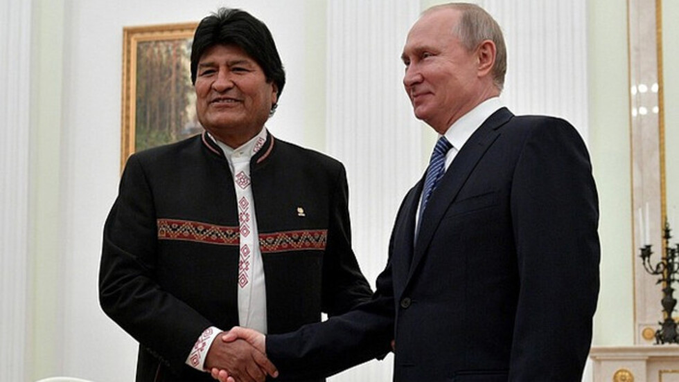 Putin recibe a Evo en el Kremlin, entre halagos y acuerdos de cooperación