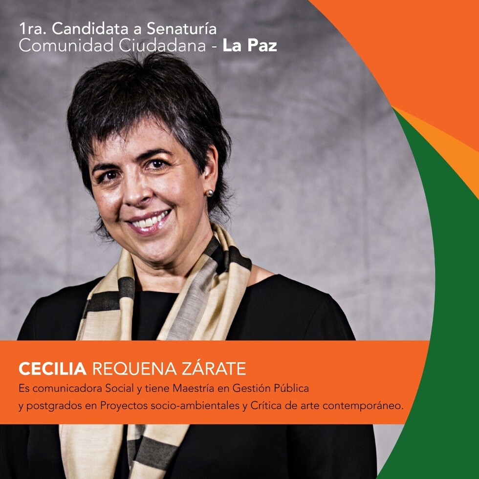 Carlos Mesa presenta candidatas a primeras senadoras