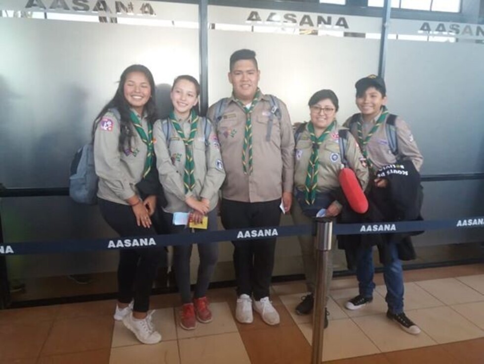 Scouts tarijeños participan de evento internacional en Estados Unidos