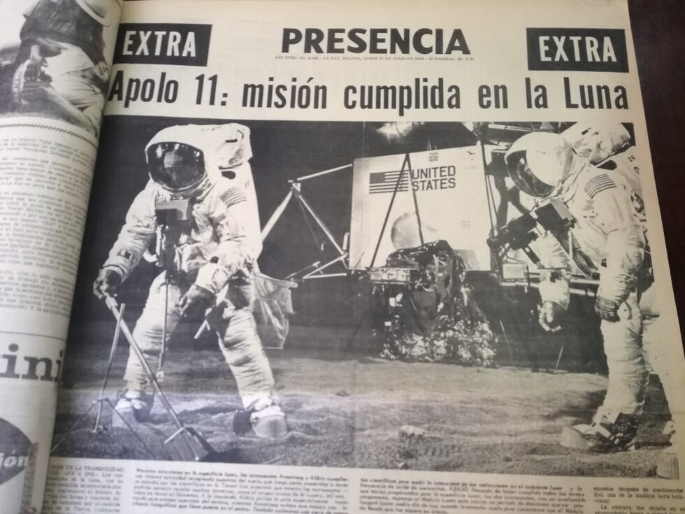 Recuerdos desde Tarija: 50 años del hombre en la luna