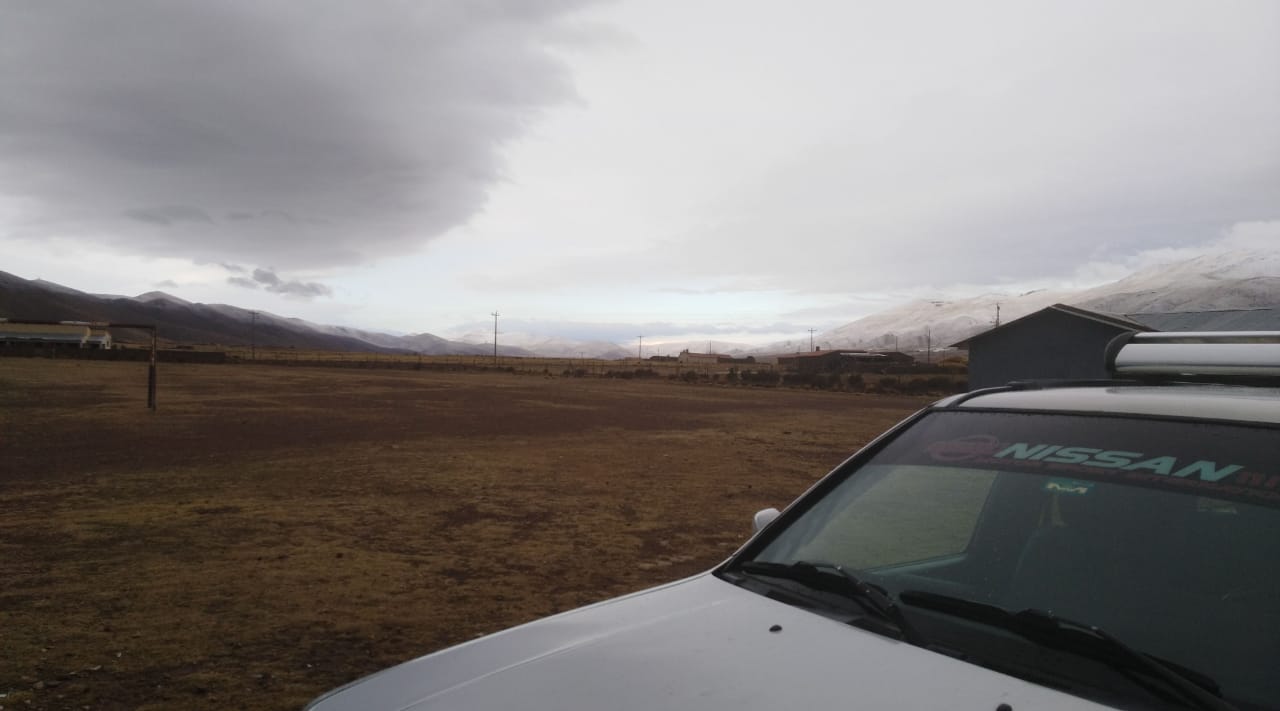 Cae intensa nevada en la zona alta de Tarija, el frío se intensificará según el Senamhi