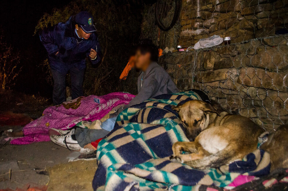 Tras la nevada, tres albergues cobijaron a más de 30 personas