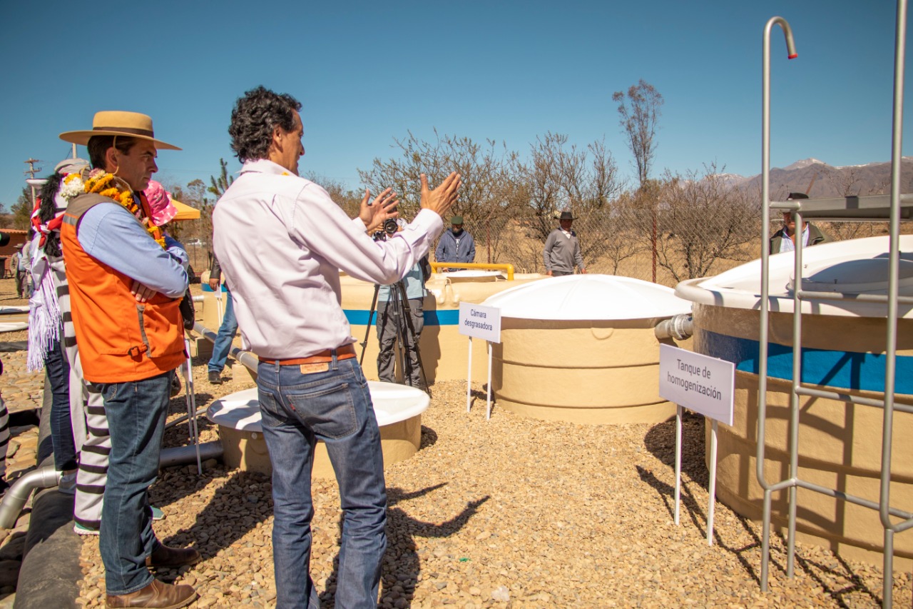 Alcaldía de Tarija realizó entrega provisional de la planta de tratamiento en San Andrés