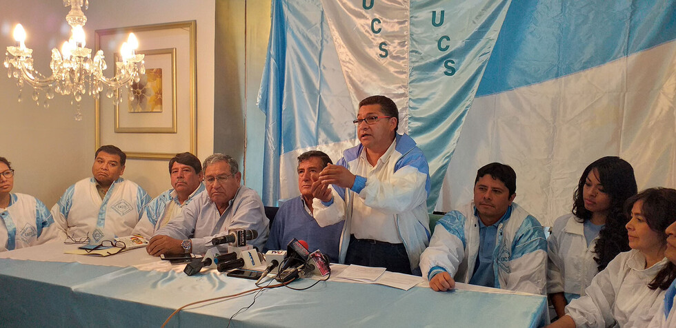 La UCS presentó a candidatos por Tarija