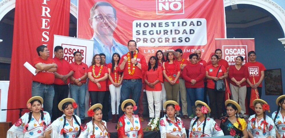 Montes sella pacto con Ortiz en la presentación de candidatos de Tarija