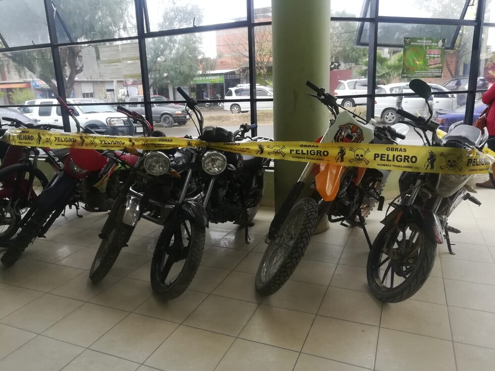 Diprove recupera 6 motos denunciadas como robadas en Tarija