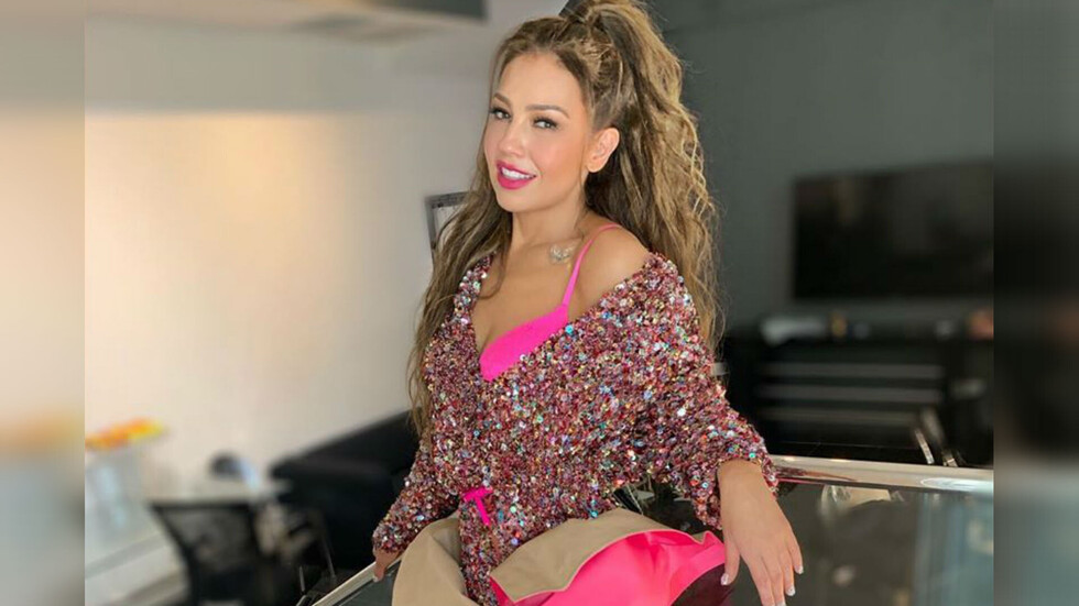 Thalía demostró que  es una gran trapecista