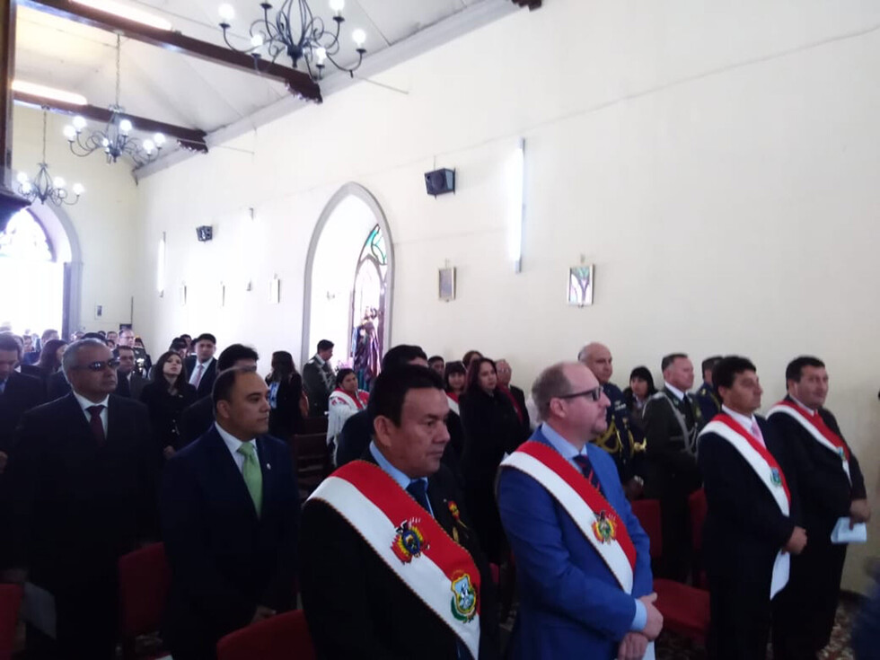 Homenaje de Tarija a los 194 años de la fundación de Bolivia