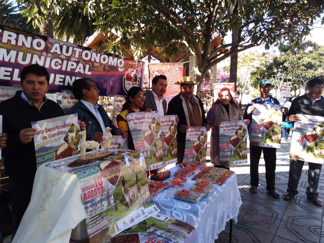 Iscayachi promociona su feria de camélidos en Tarija