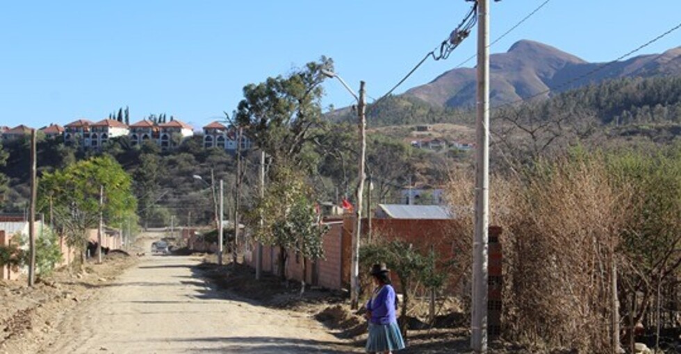 Buscan dar servicios básicos a los barrios de Aranjuez en Tarija