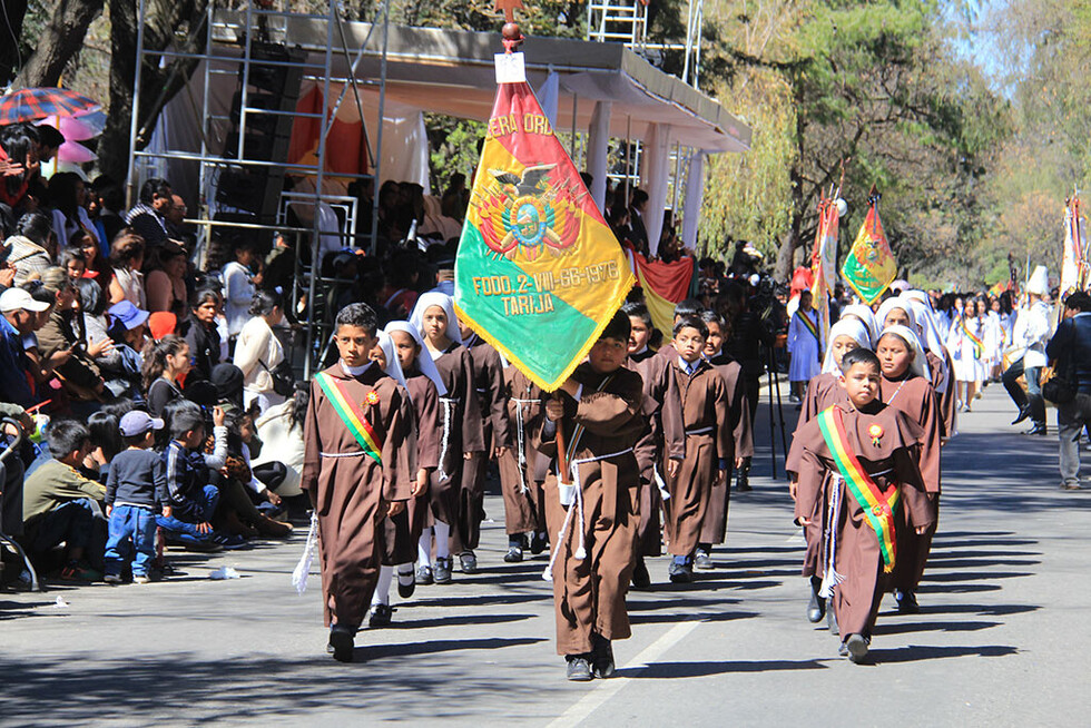 Jornada de civismo en Tarija