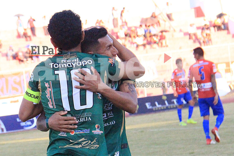 La dinamita  goleadora de  Tomayapo, clave  en el liderato