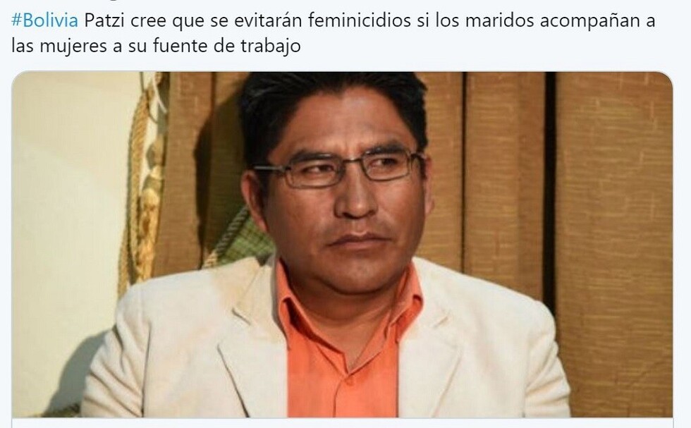 #VistoenRedes: "Y a Patzi ni siquiera hay caso de decirle: calladito te ves más bonito"