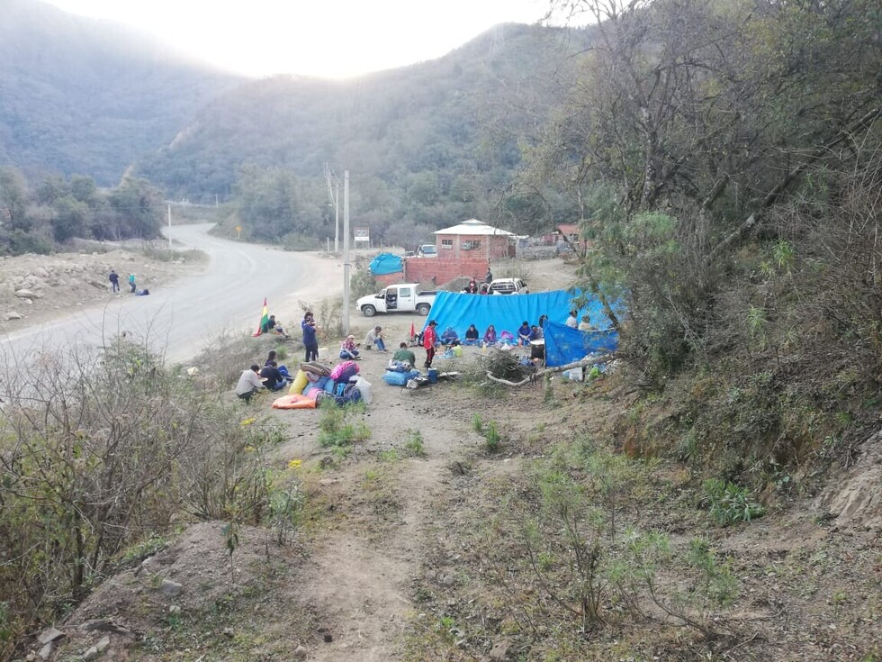 Marcha por Tariquía llegó a la comunidad de Gareca