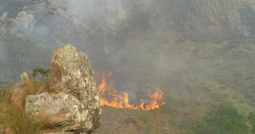 Gobernador Costas declara desastre departamental por varios incendios en Santa Cruz