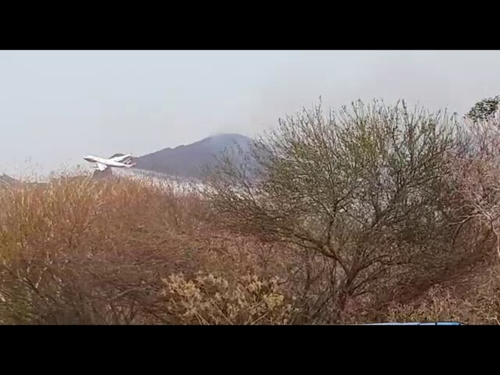 Video: Así fue la primera descarga del "Supertanker" en la Chiquitanía