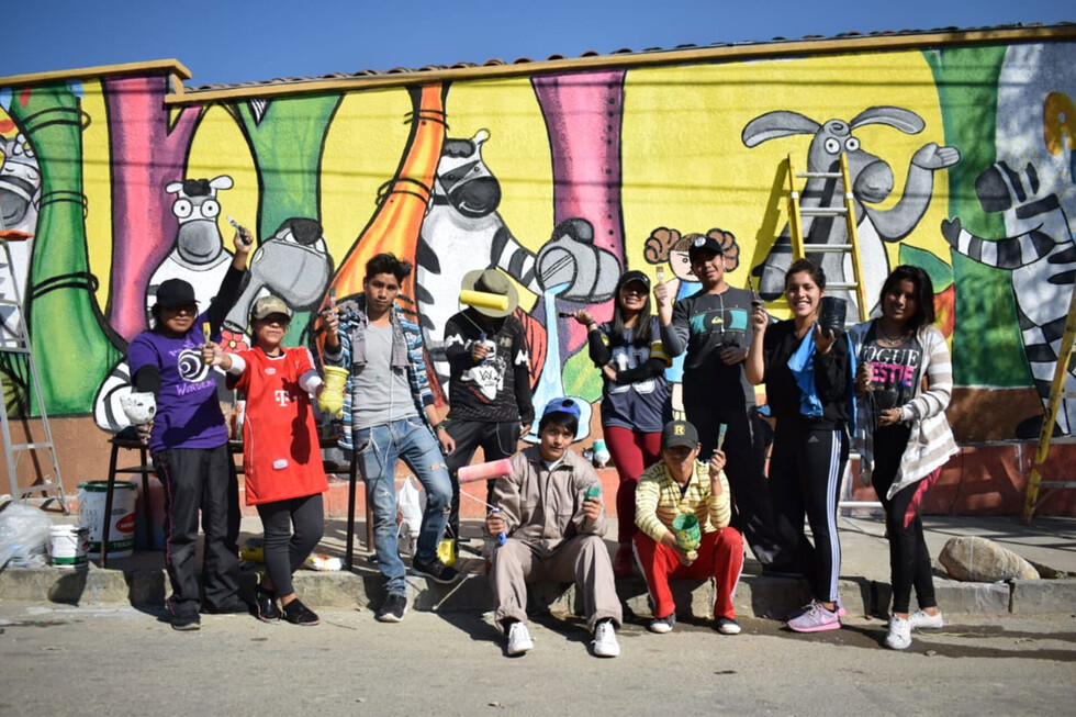 Cebritas inician proyecto “Paredes que educan”