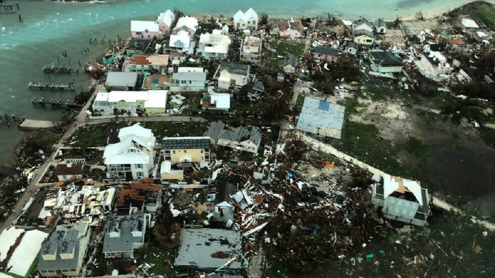 Imágenes aéreas de lo que quedó de Bahamas tras el devastador paso del huracán Dorian