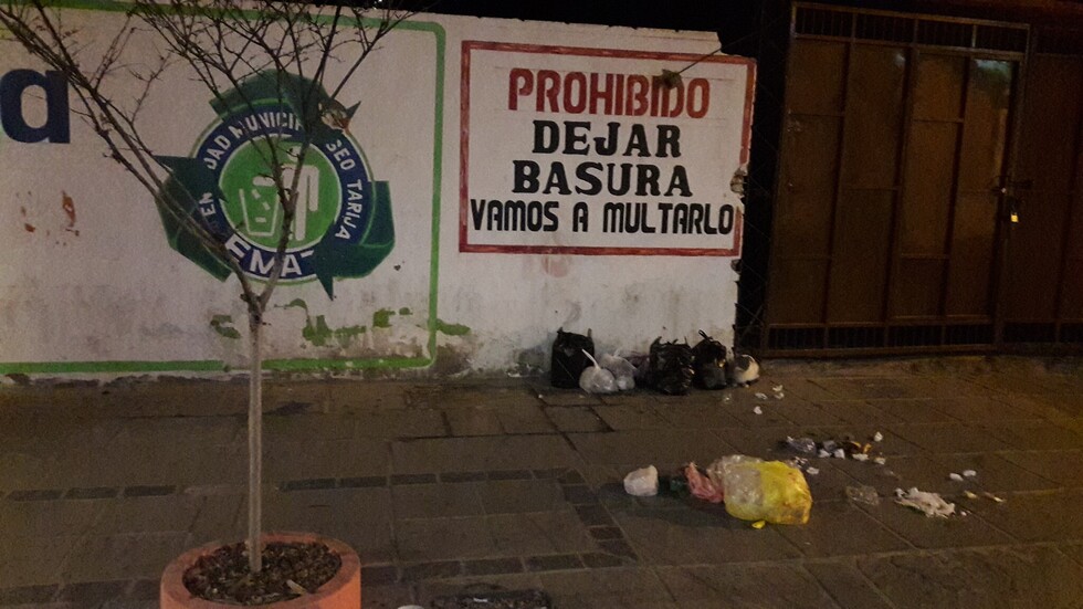 En Tarija vecinos lanzan campaña de limpieza