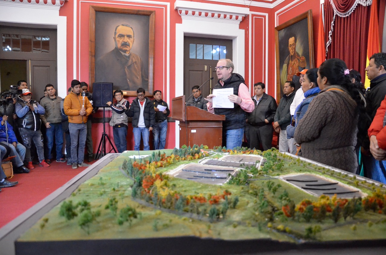 Tarija: Con Bs 31 MM, arrancan obras para mitigar olores en San Luis