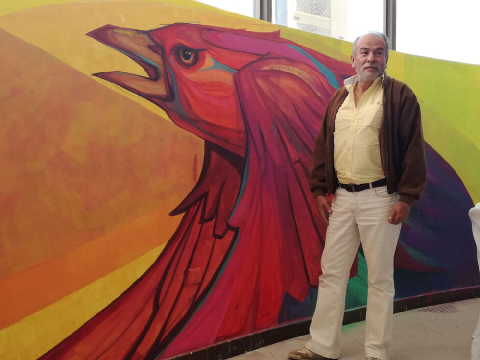 Mural en el Centro Salamanca de Tarija rinde homenaje a Alfaro y Soruco