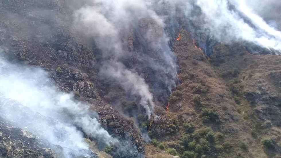 Fuego en Bella Vista llegó al quinto día y quemó más de 450 ha