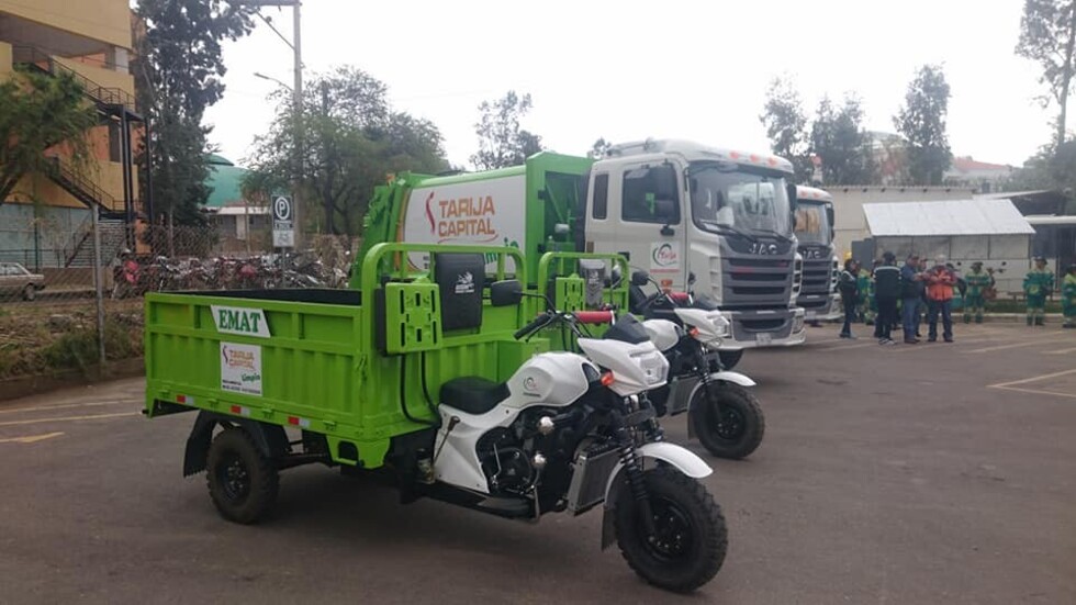 Alcaldía de Tarija suma dos camiones a EMAT