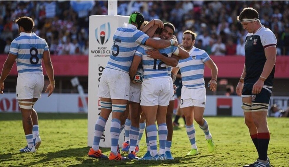 Los Pumas golearon en su último partido en el Mundial de Rugby
