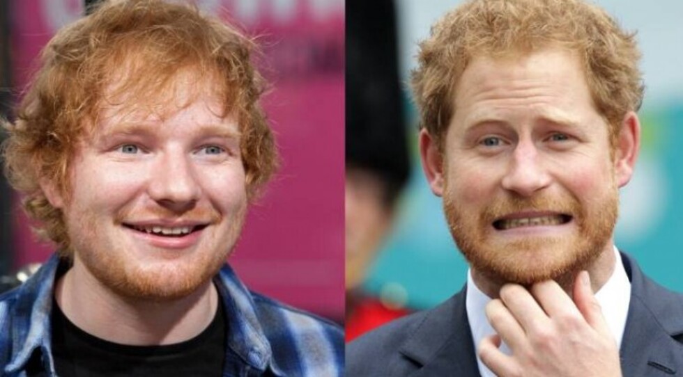 El príncipe Harry bromeó con parecido a Ed Sheeran
