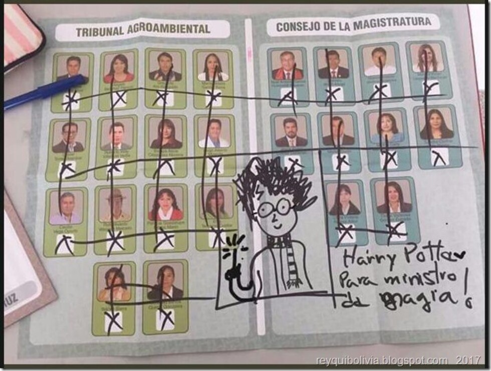 Bigote, garabatos o insultos anulan validez del voto