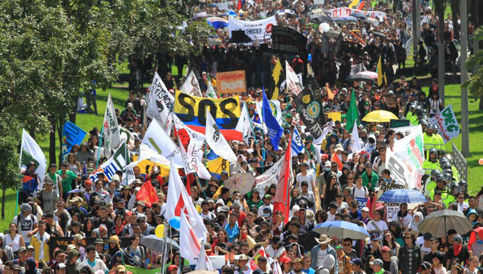 Citan a nueva jornada de movilizaciones en Colombia