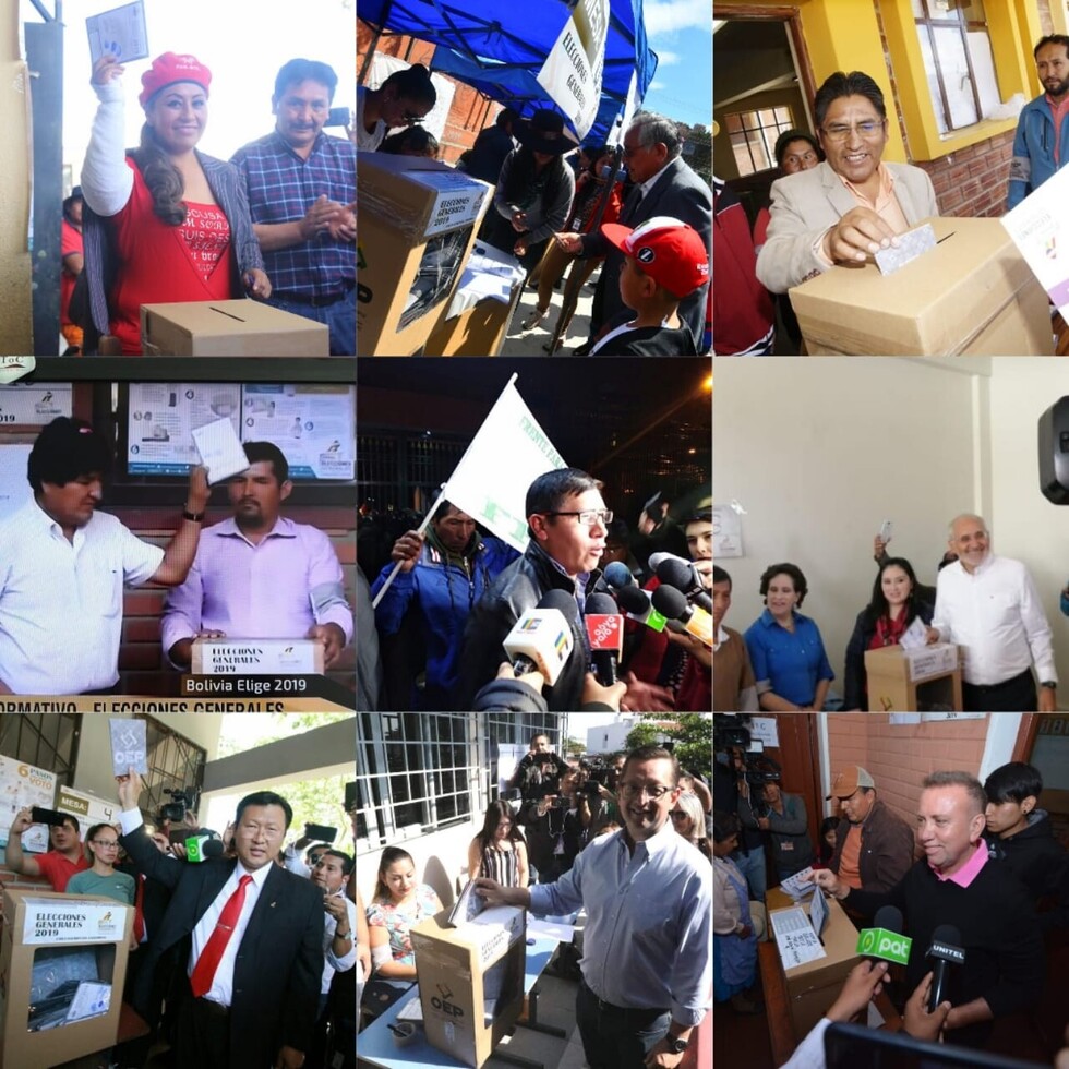Los 9 candidatos presidenciales emitieron sus votos, algunos con desconfianza y otros con discurso "optimista"