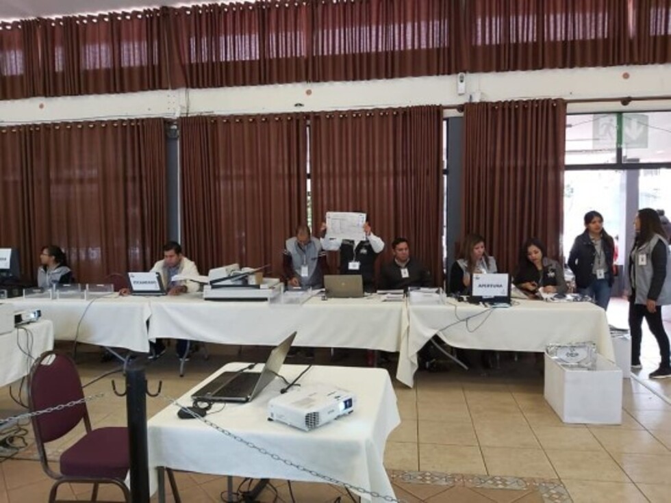 El cómputo oficial de actas en Tarija supera el 85%: CC lidera con el 43,56%