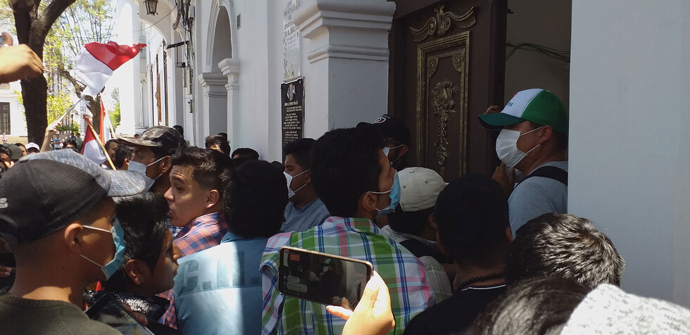 Cívicos de Tarija se suman a la convocatoria del paro indefinido