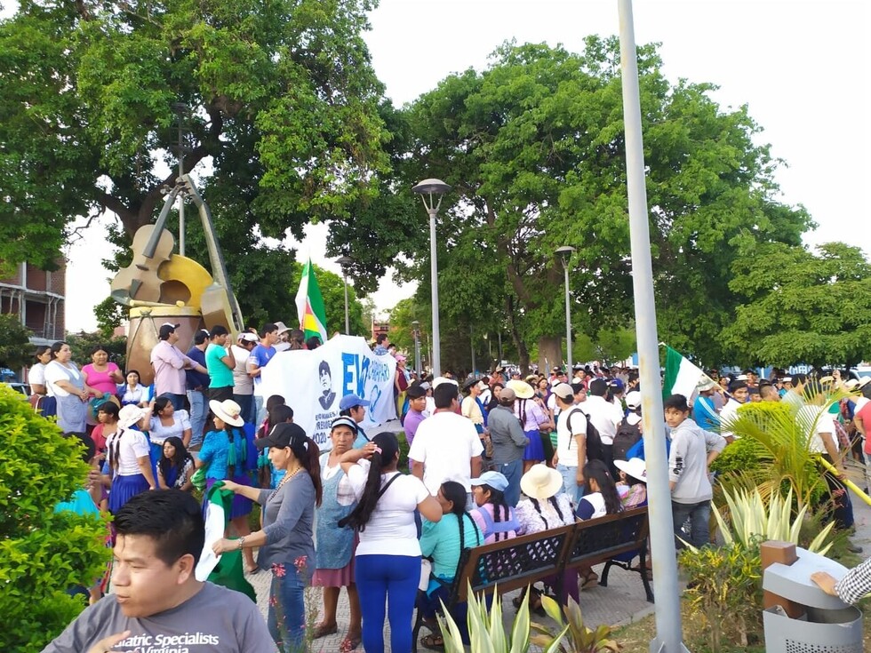El Chaco se moviliza a favor y en contra del MAS