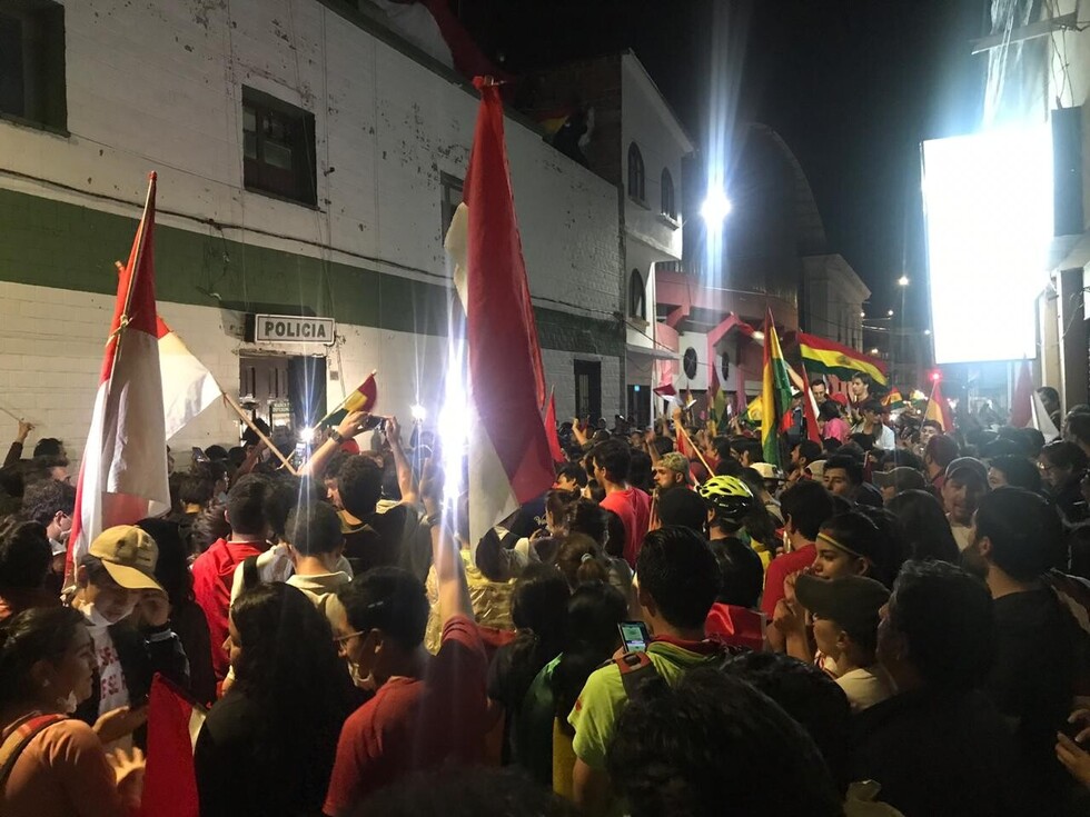 Policía en Tarija: “Nos sumamos al pueblo  por la democracia en Bolivia”