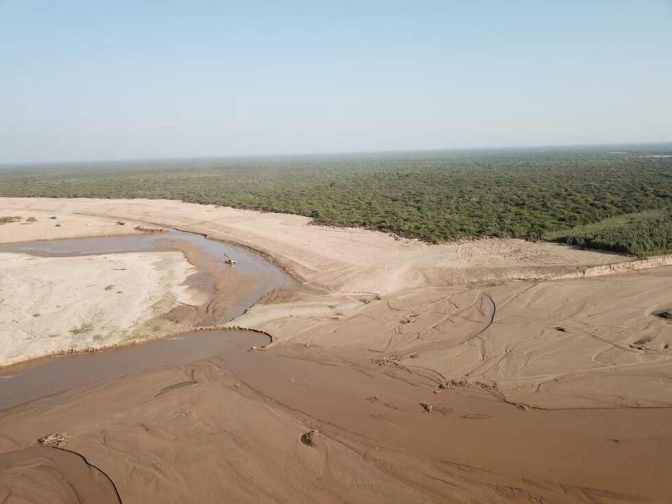 Autoridades en alerta por bajo caudal del Pilcomayo