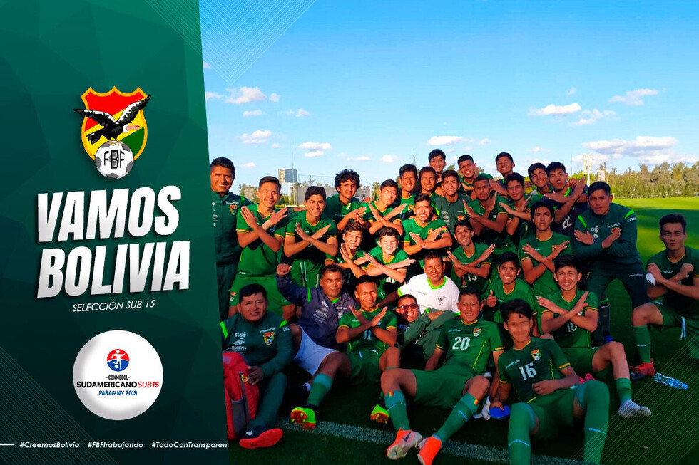 La Sub-15 debutará contra  Perú en el Sudamericano