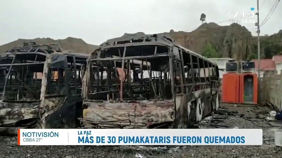 Aprehenden a Jesús Vera acusado por la quema de buses Pumakatari