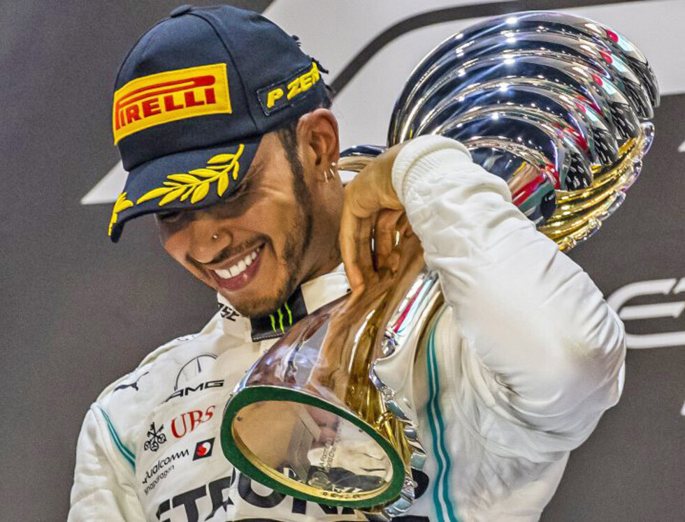 Hamilton festeja su sexto título con Grand Chelem
