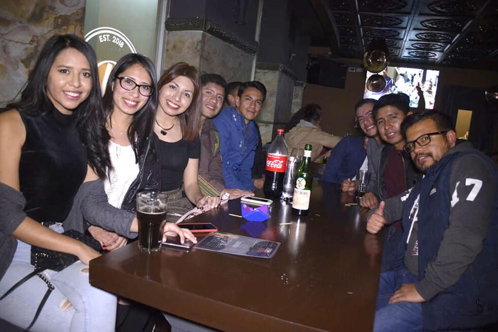 Fin  de semana en el pub
