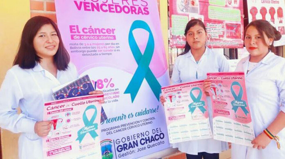 Yacuiba lidera la prevención del cáncer cervical
