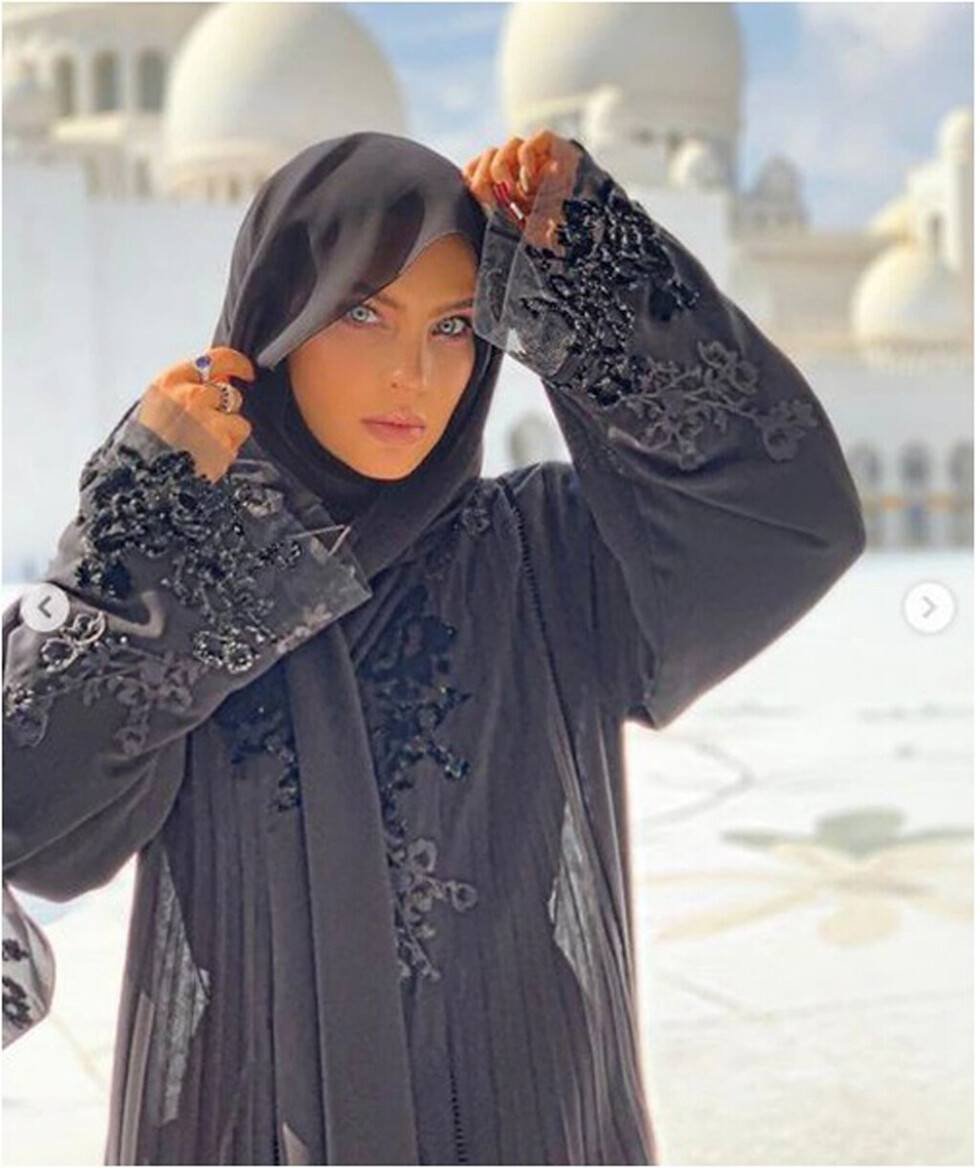Belinda en Abu Dhabi  presenció la Fórmula 1