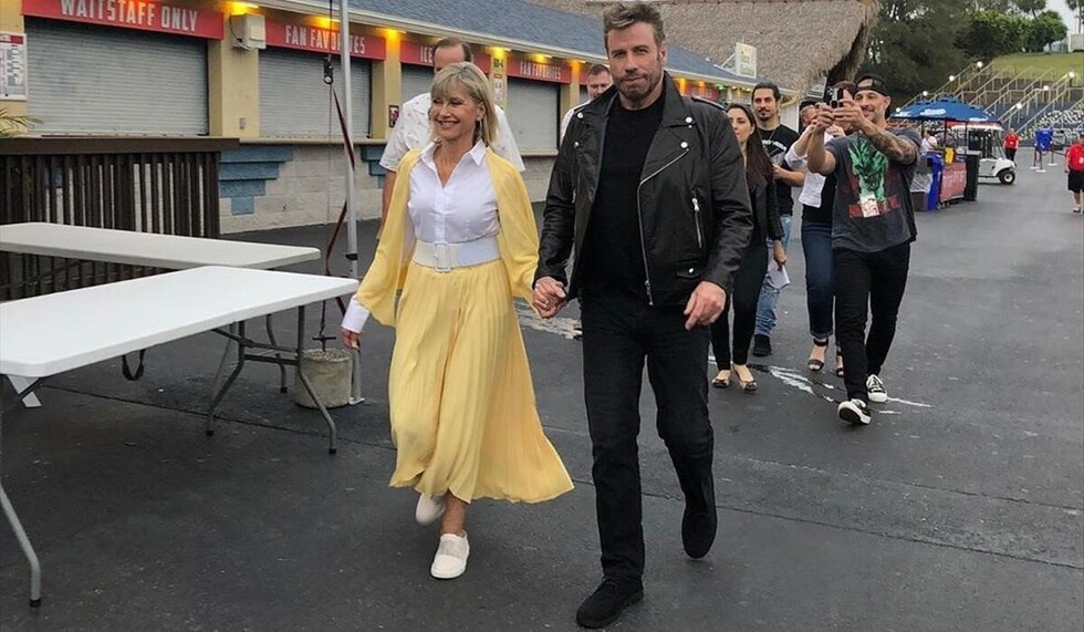 John y Olivia  Revivieron “Grease”