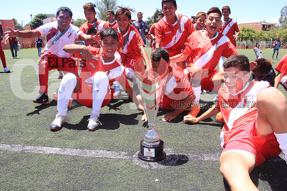 Las inferiores de Tarija en lo más alto del fútbol nacional este 2019