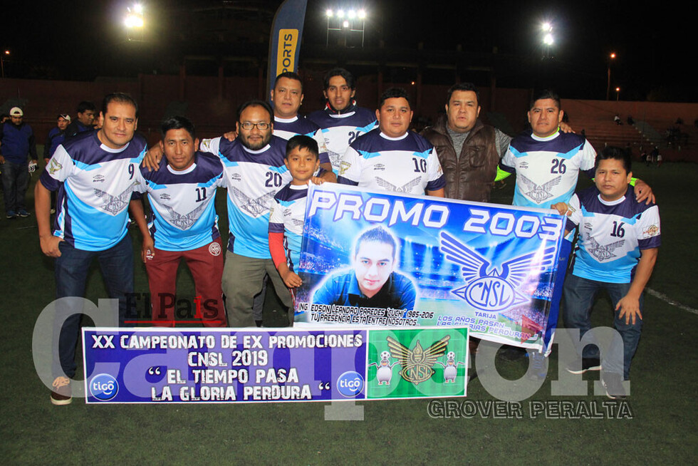 Postales del campeonato de ex promociones del colegio San Luis