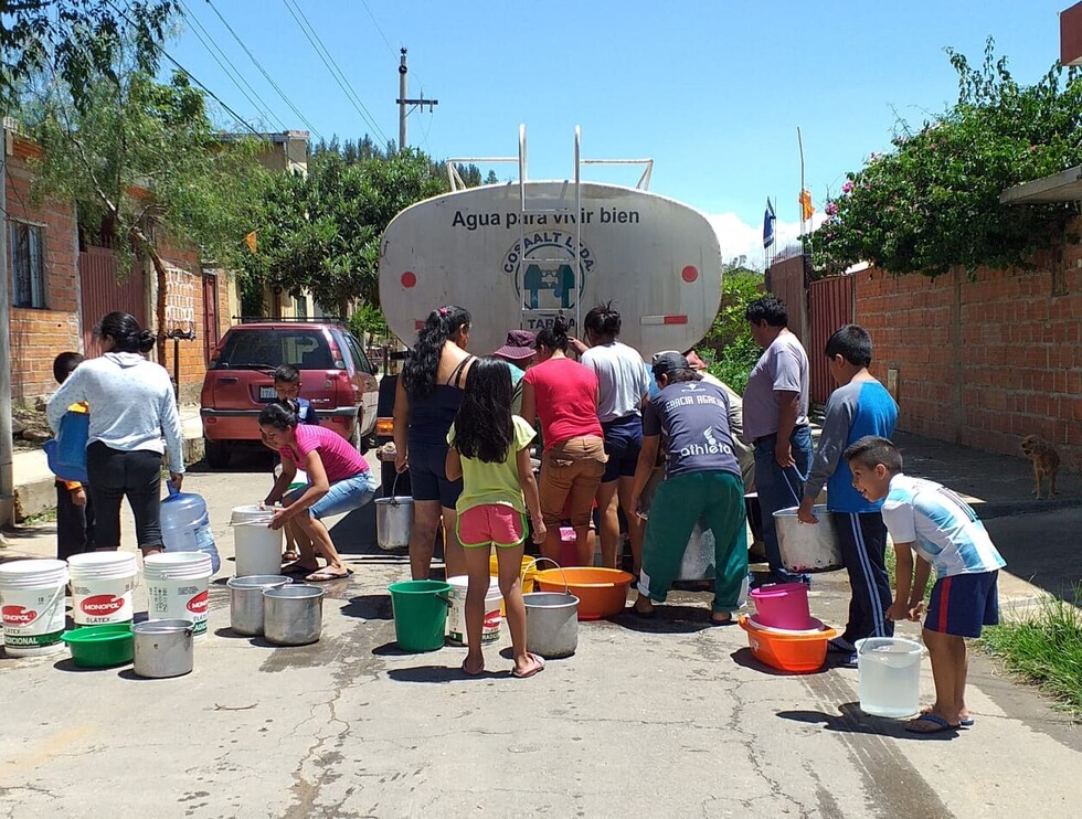 Lluvia provoca escasez de agua en Alto Senac