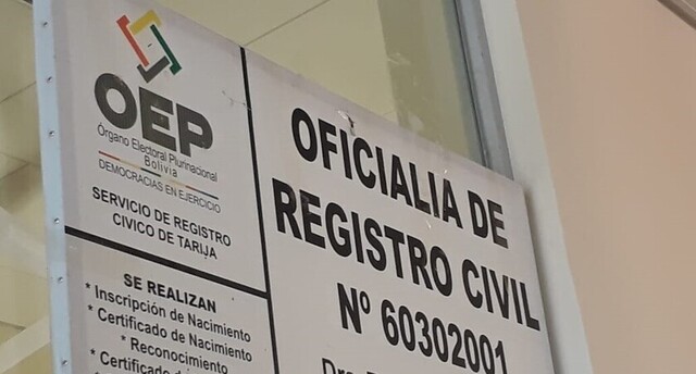 Inauguran nueva oficialía de registro civil en Tarija