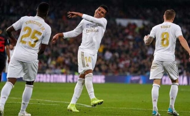 Casemiro salva la racha del Real Madrid en el Bernabéu
