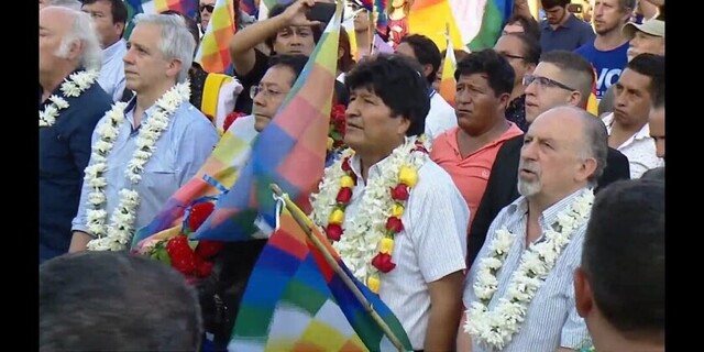 Siga aquí el acto de Evo Morales por el 22 de enero